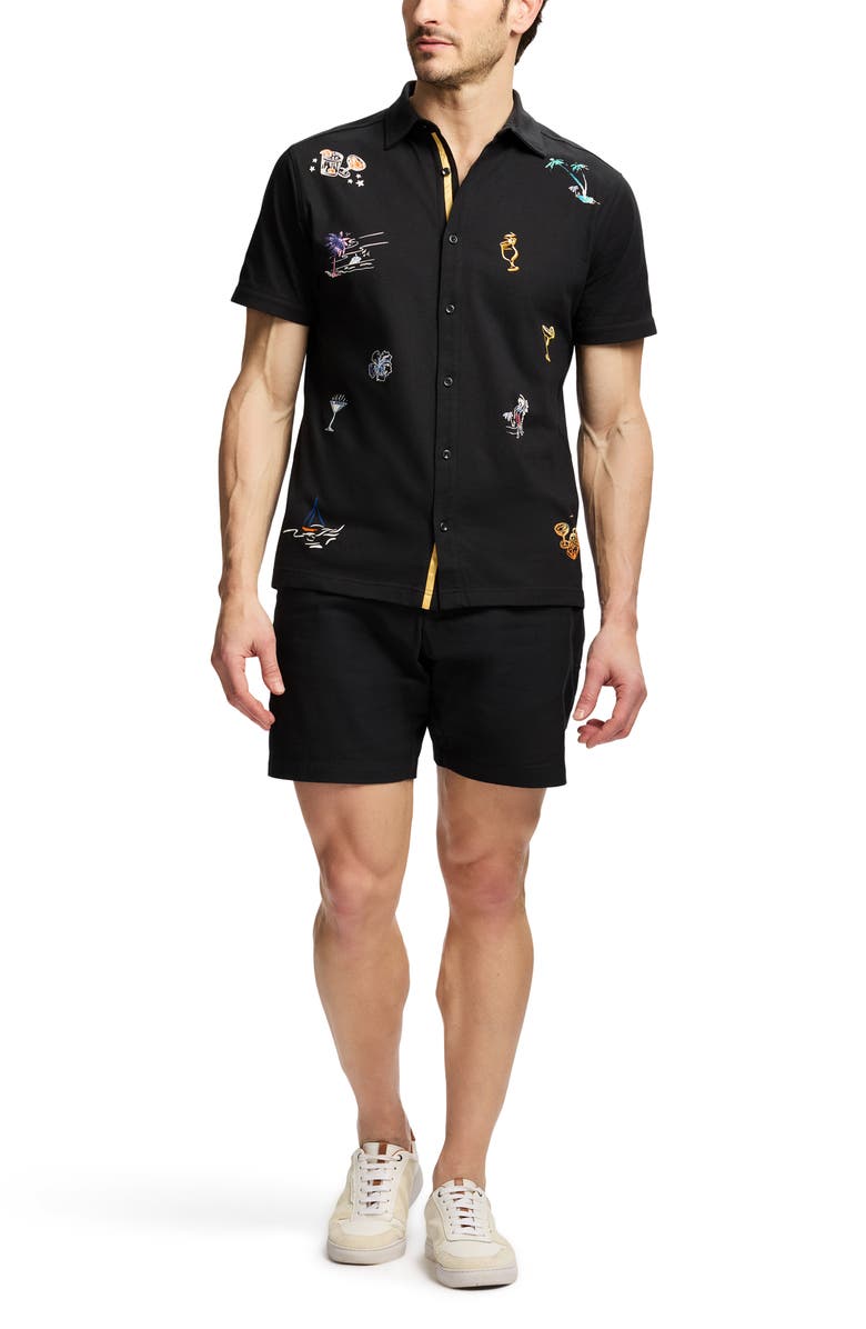 Robert Graham Boat Day Short Sleeve Shirt, Alternate, color, 