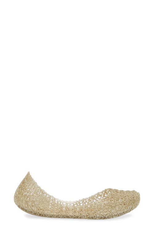 Mini Melissa Campana Zigzag Flat In Blue