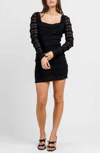 Beivy Lace Long Sleeve Minidress