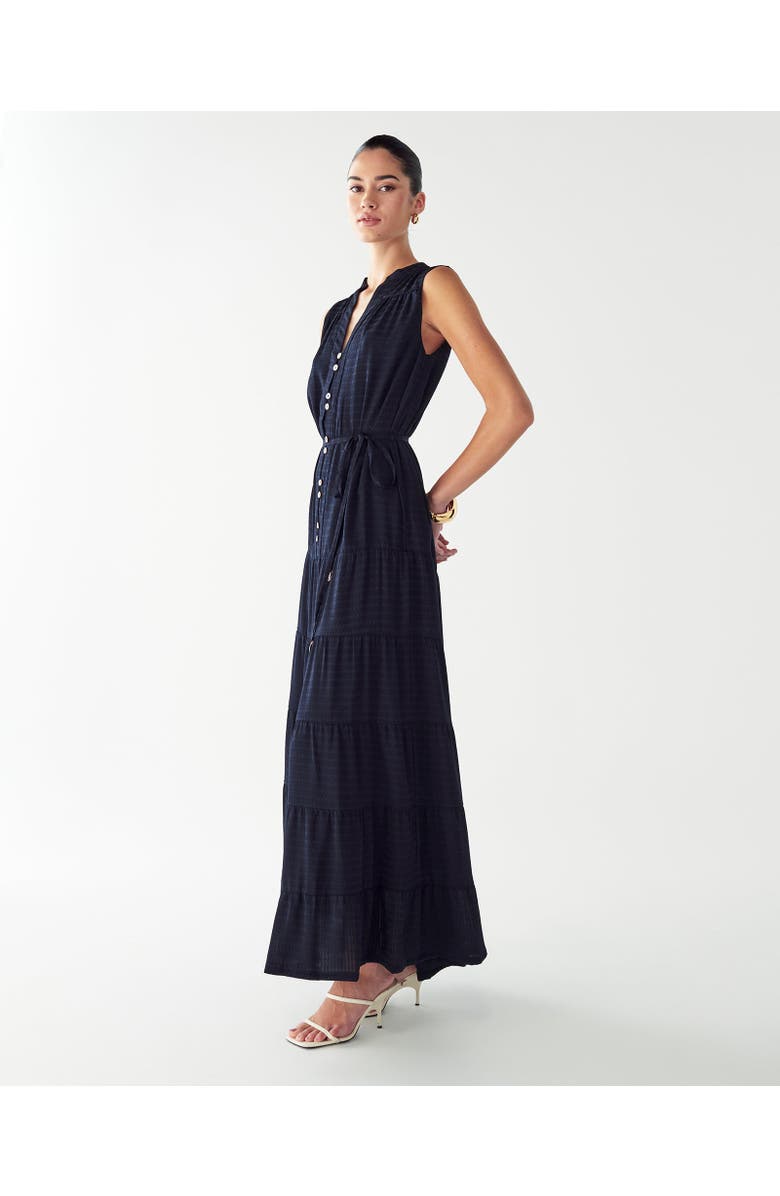 WILLA Nomie Maxi Dress, Alternate, color, Navy Blue