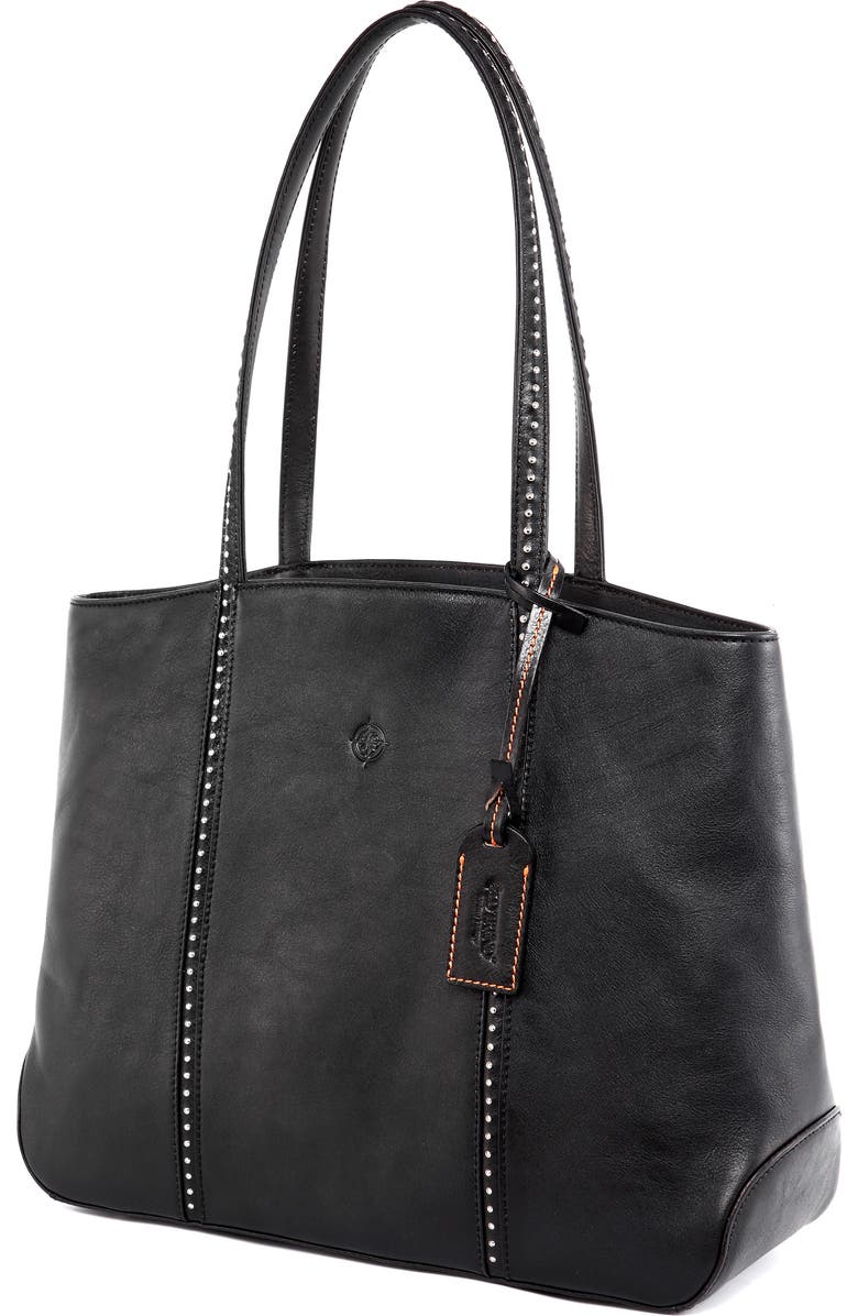 OLD TREND Dancing Bamboo Leather Tote, Alternate, color,