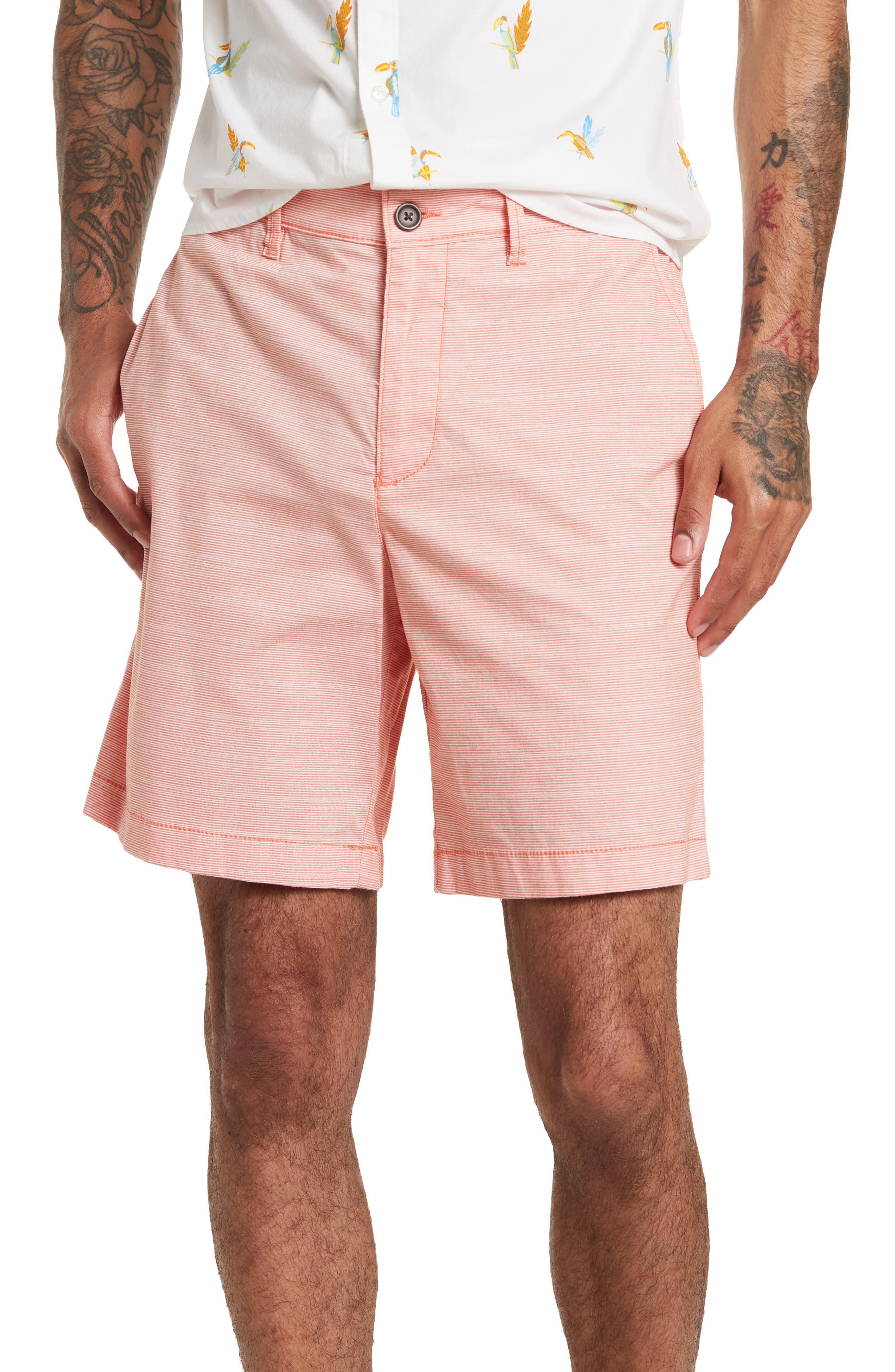 Original Penguin Slim Feeder Stripe Shorts