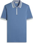 Bugatchi Quarter Zip Polo