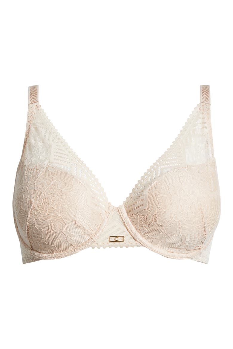 Origins Underwire Plunge Bra, Alternate, color, BEIGE BLUSH