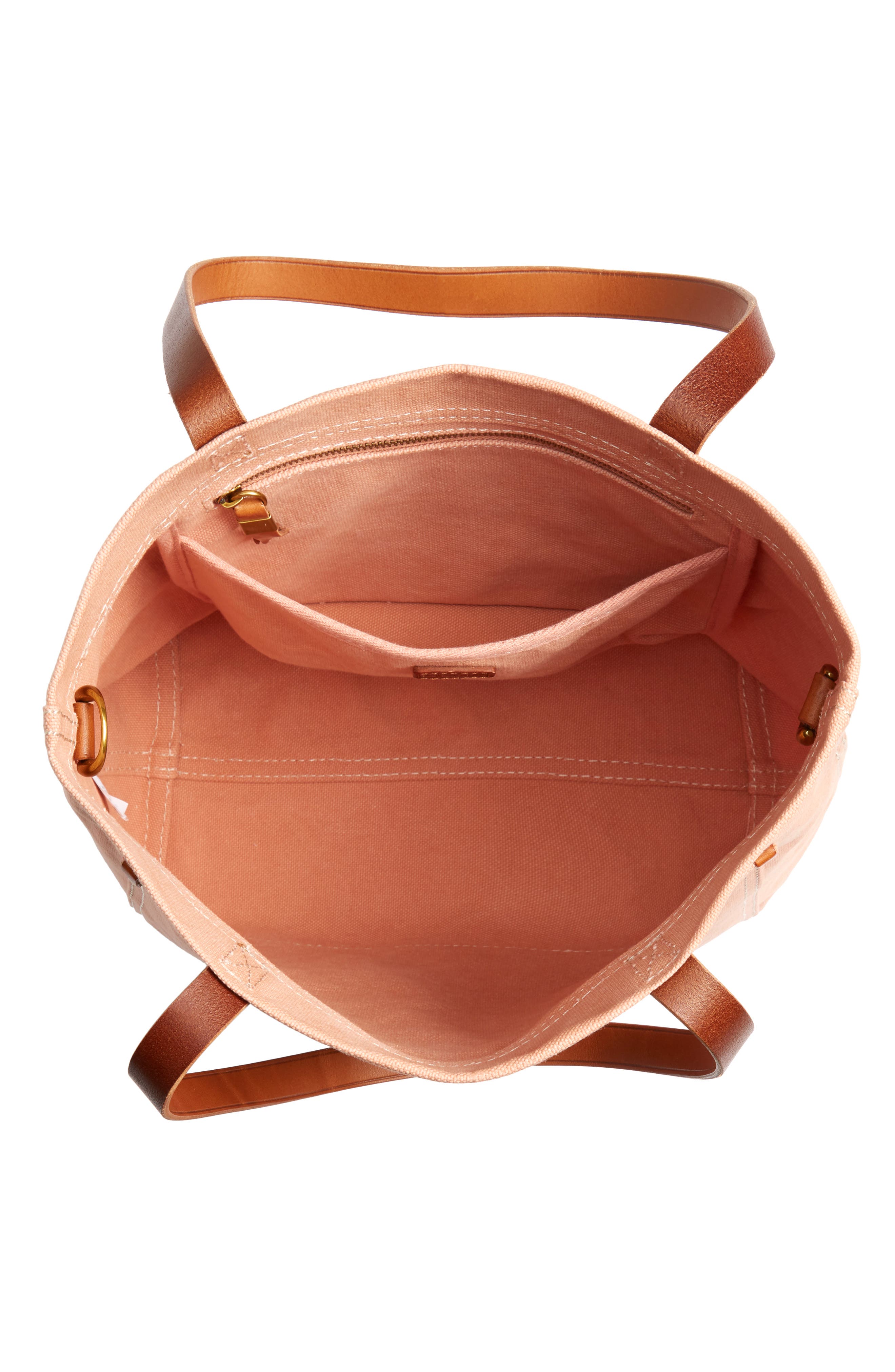 Medium Canvas Transport Tote, Alternate, color, ANTIQUE CORAL