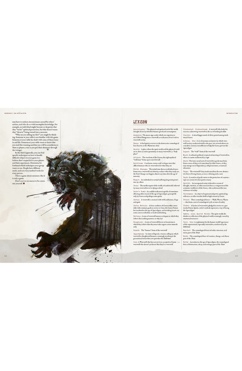 Renegade Game Studios Werewolf The Apocalypse 5Th Edition Core Rulebook Hardcover Rpg Book, Alternate, color, Multicolored