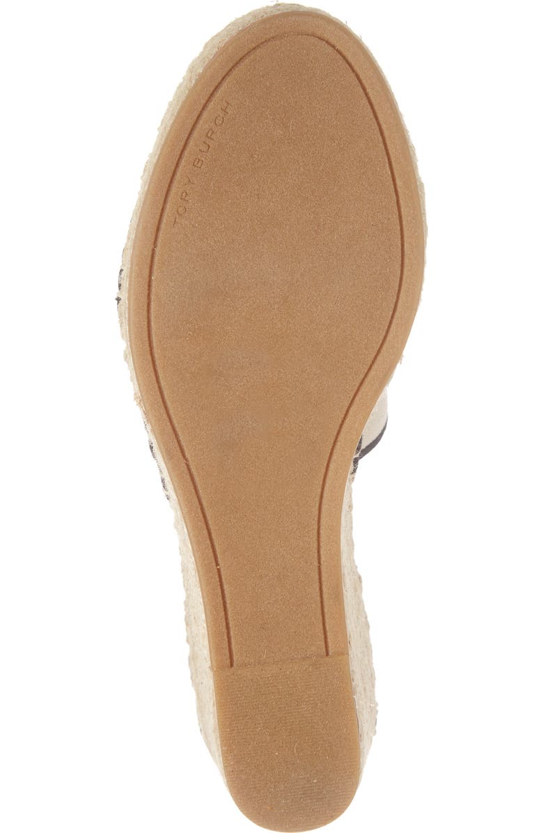 Tory Burch Ankle Tie Wedge Espadrille, Alternate, color,