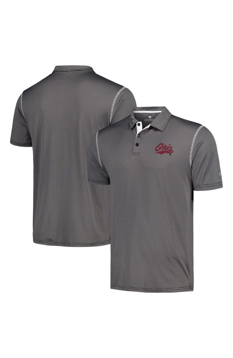 COLOSSEUM Men's Colosseum Black Montana Grizzlies Cameron Polo, Main, color, Black