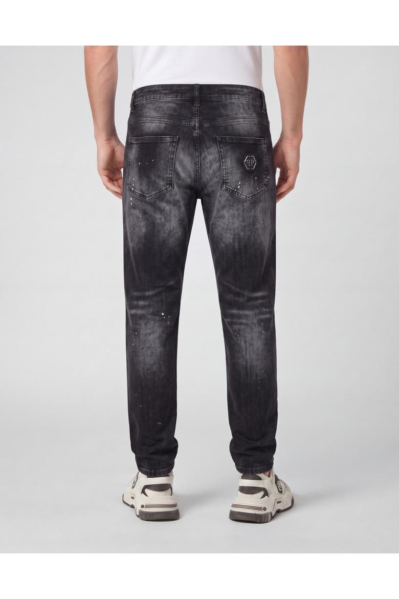 New Tapered Fit Jeans Basic Men, Alternate, color, Shark Wave