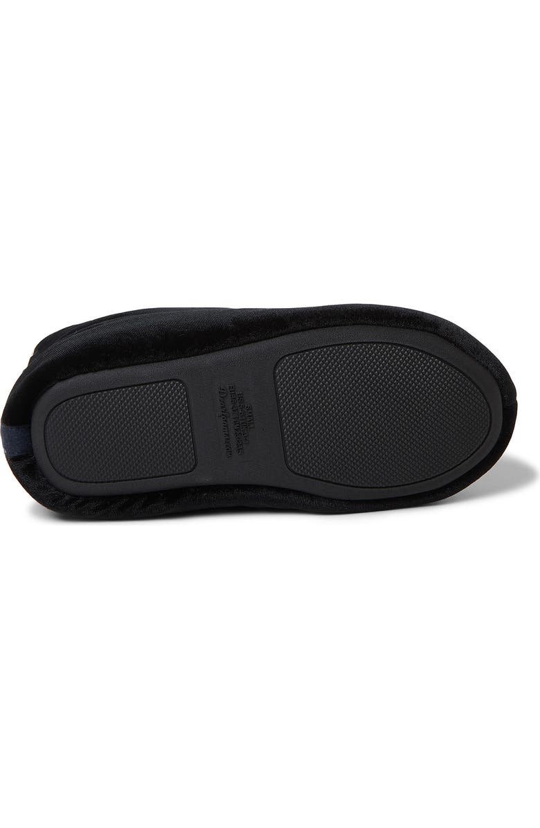 DEARFOAMS Zoey Holiday Velour Faux Fur Lined Bootie Slipper, Alternate, color,