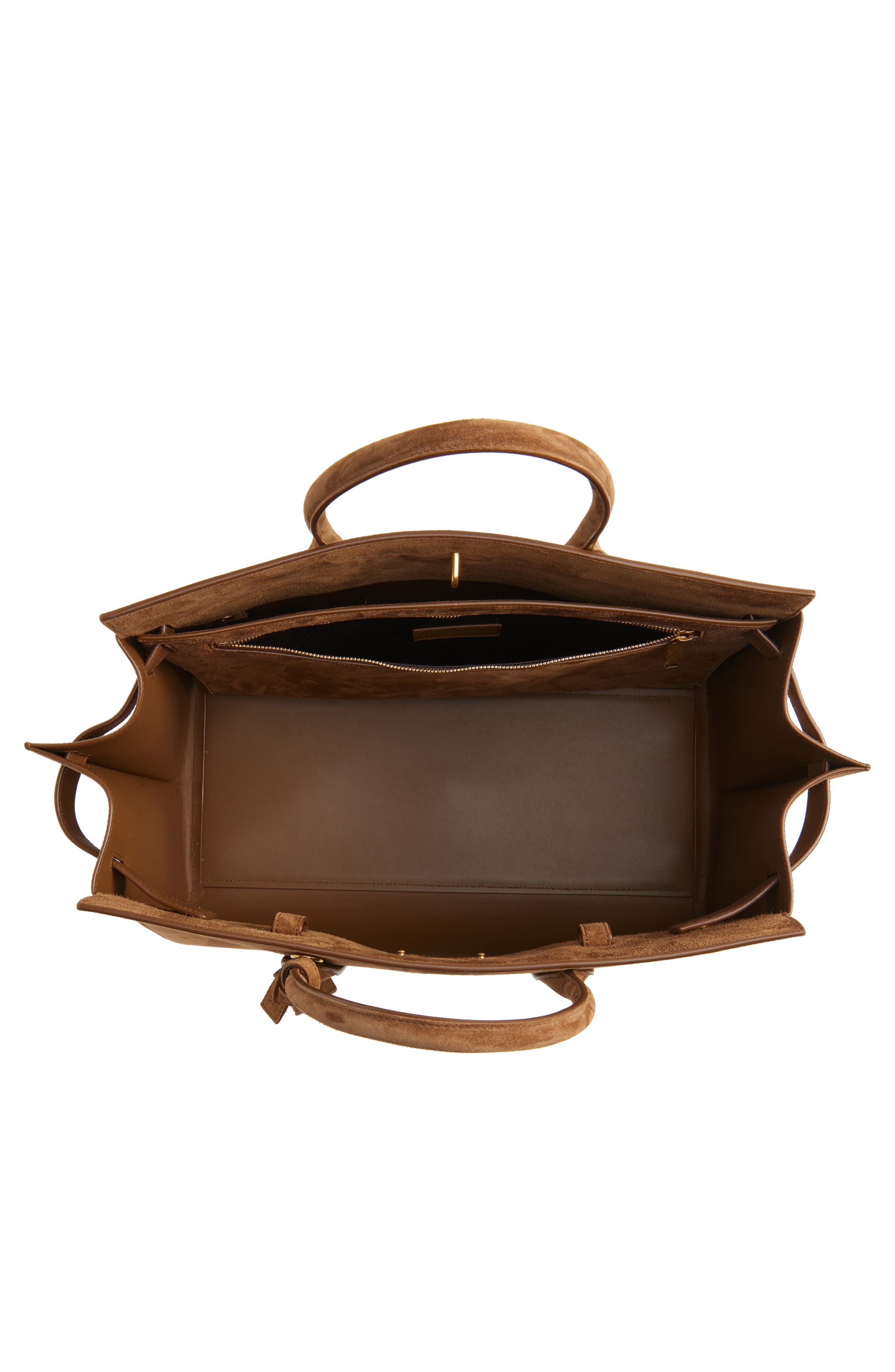 Saint Laurent Large Sac de Jour Suede Tote, Alternate, color, 