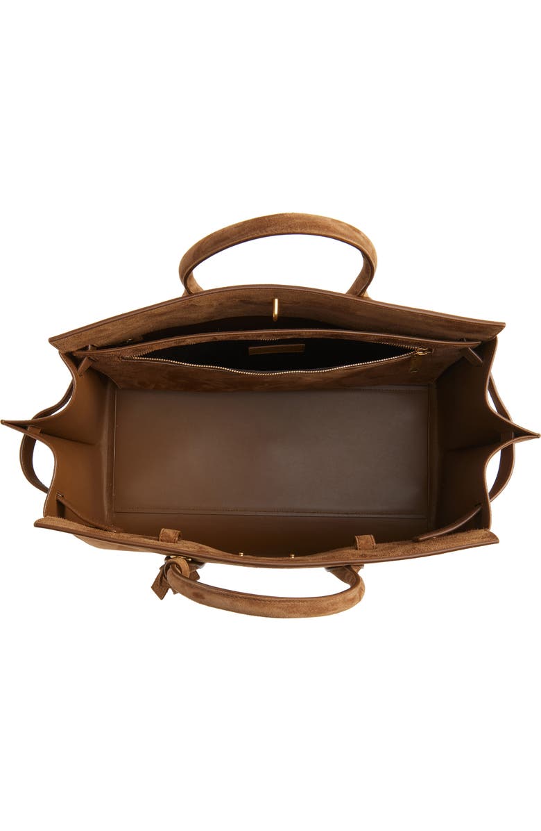 Saint Laurent Large Sac de Jour Suede Tote, Alternate, color,