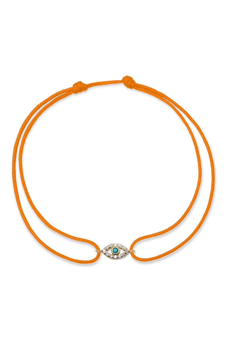 Mini Pendant Bracelet, Main, color, ORANGE