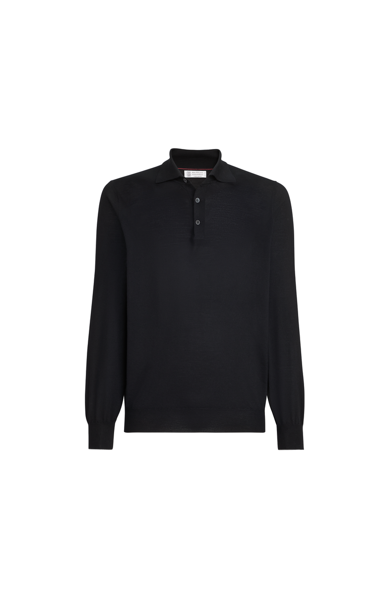 Brunello Cucinelli Polo-style sweater, Alternate, color, 