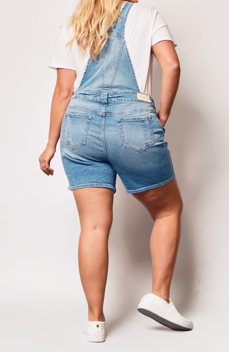 SLINK Jeans Denim Shortalls, Alternate, color, Sophie
