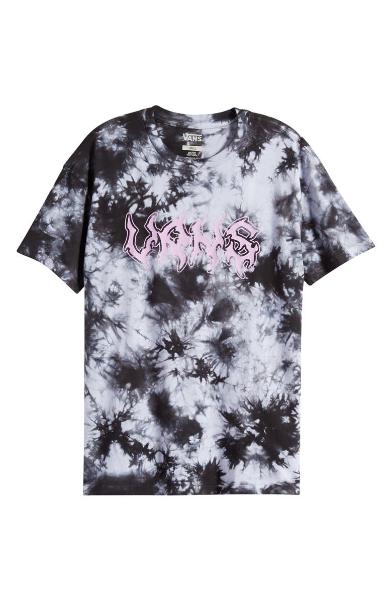 Vans Tie Dye Logo Graphic Cotton T-Shirt, Alternate, color, 