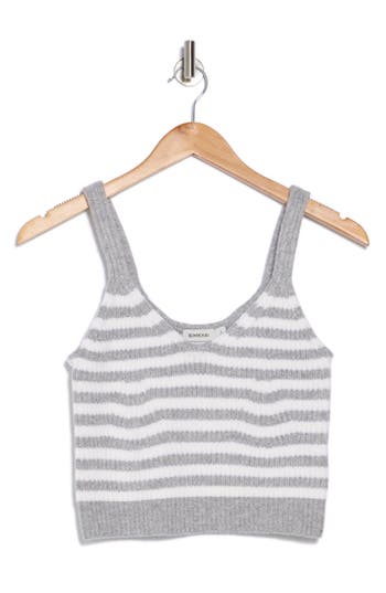 Simkhai Braylee Tank Top Heather Grey Multi L In Heather Grey Multi
