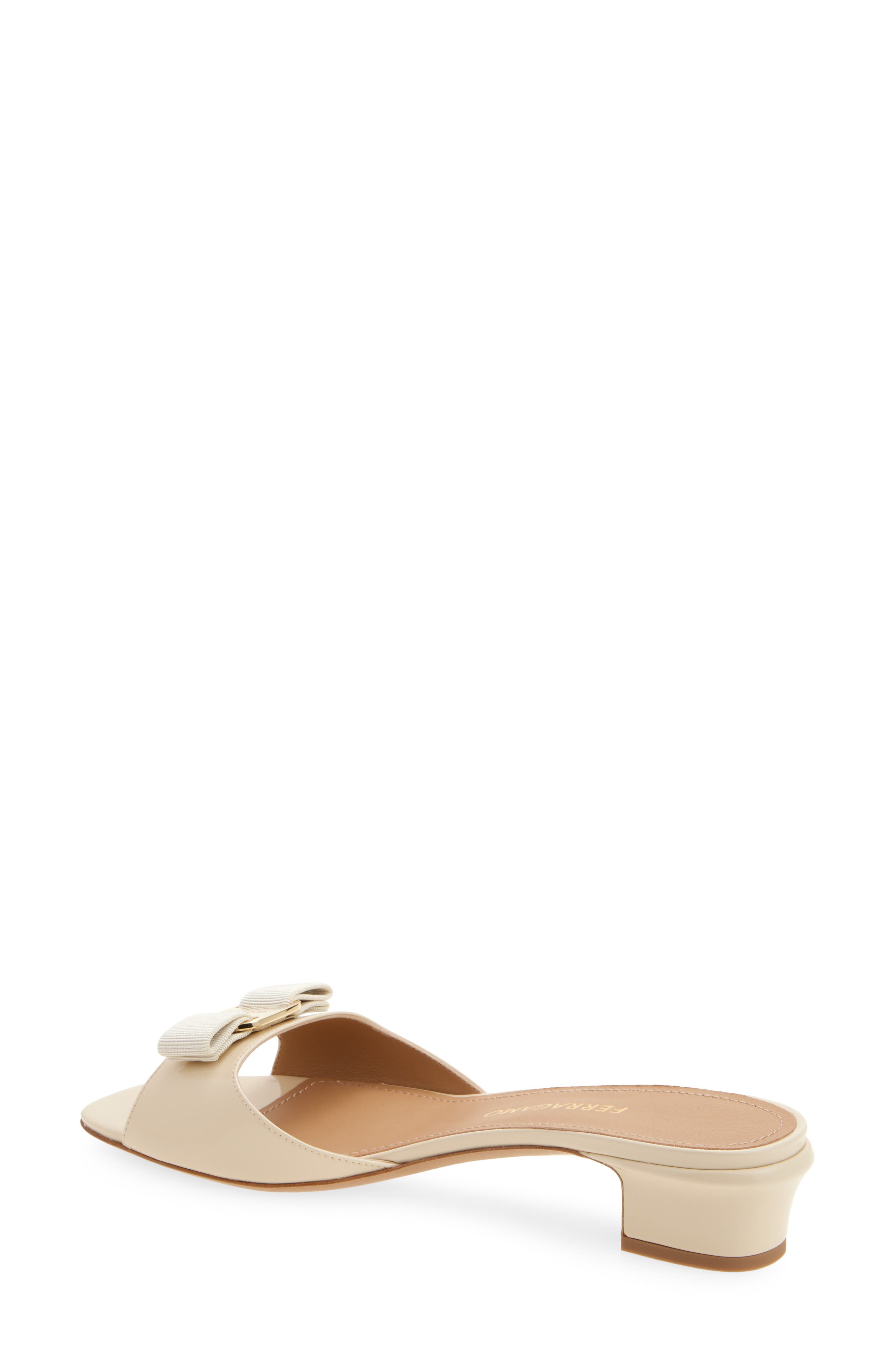Vanilla Bow Slide Sandal, Alternate, color, MASCARPONE BISCOTTO
