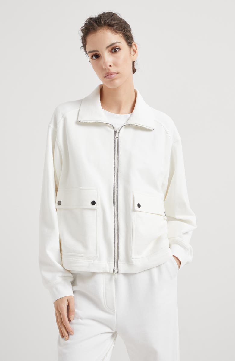 Brunello Cucinelli Cotton French terry sweatshirt, Alternate, color, 