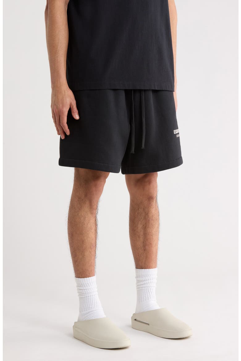 Classic Fleece Sweat Shorts, Alternate, color, BLACK