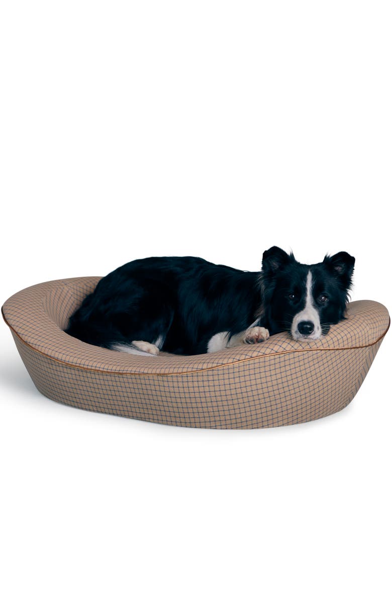Enid Blythe The Timeless Dog Bed, Alternate, color, Tawny Ledger