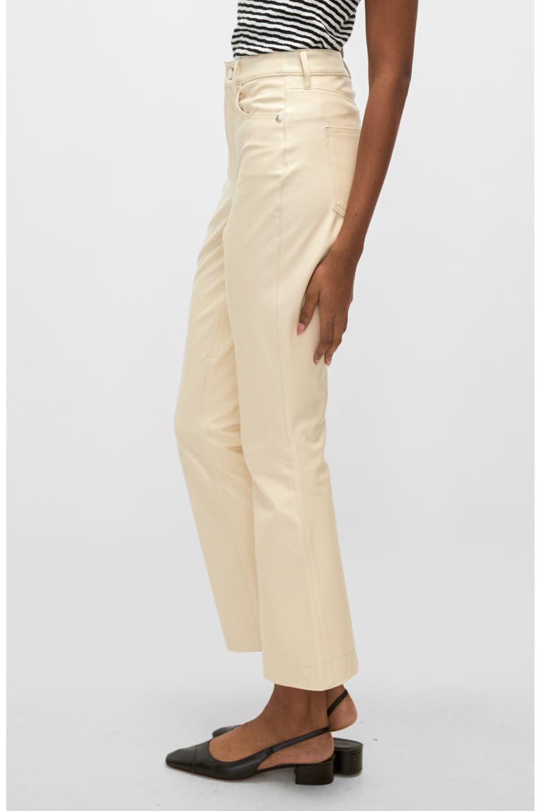 Carson High Waist Flare Ankle Jeans, Alternate, color, ECRU