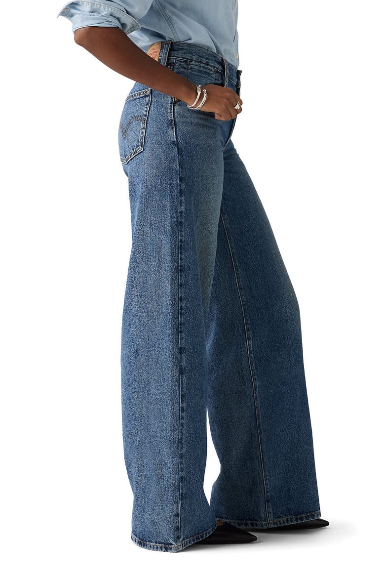 '94 Baggy Wide Leg Jeans, Alternate, color, BEAUTIFUL TARGET