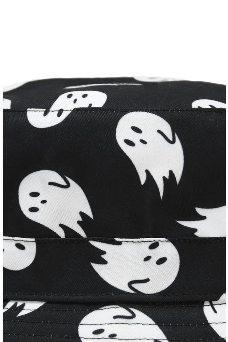 Ghost Bucket Hat, Alternate, color, Black