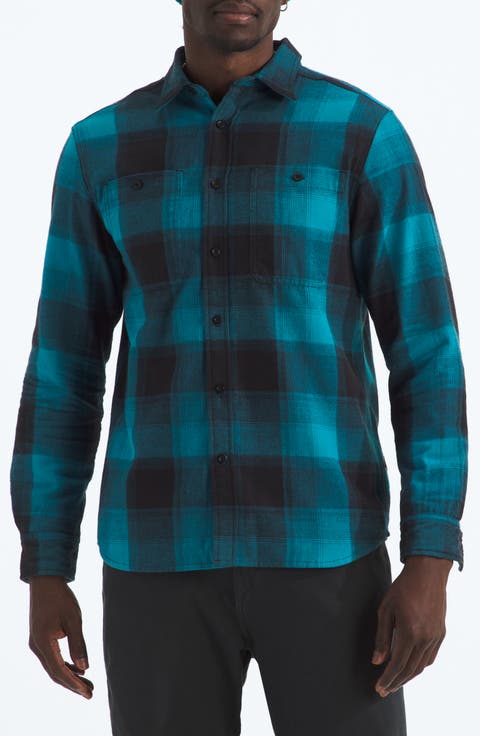Arroyo Plaid Cotton Flannel Button-Up Shirt