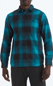 The North Face Arroyo Plaid Cotton Flannel Button-Up Shirt