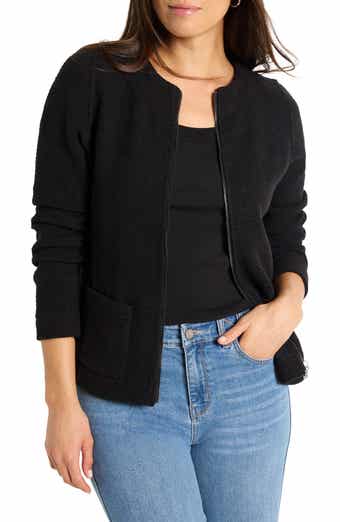 Woven & Knit Zip Jacket