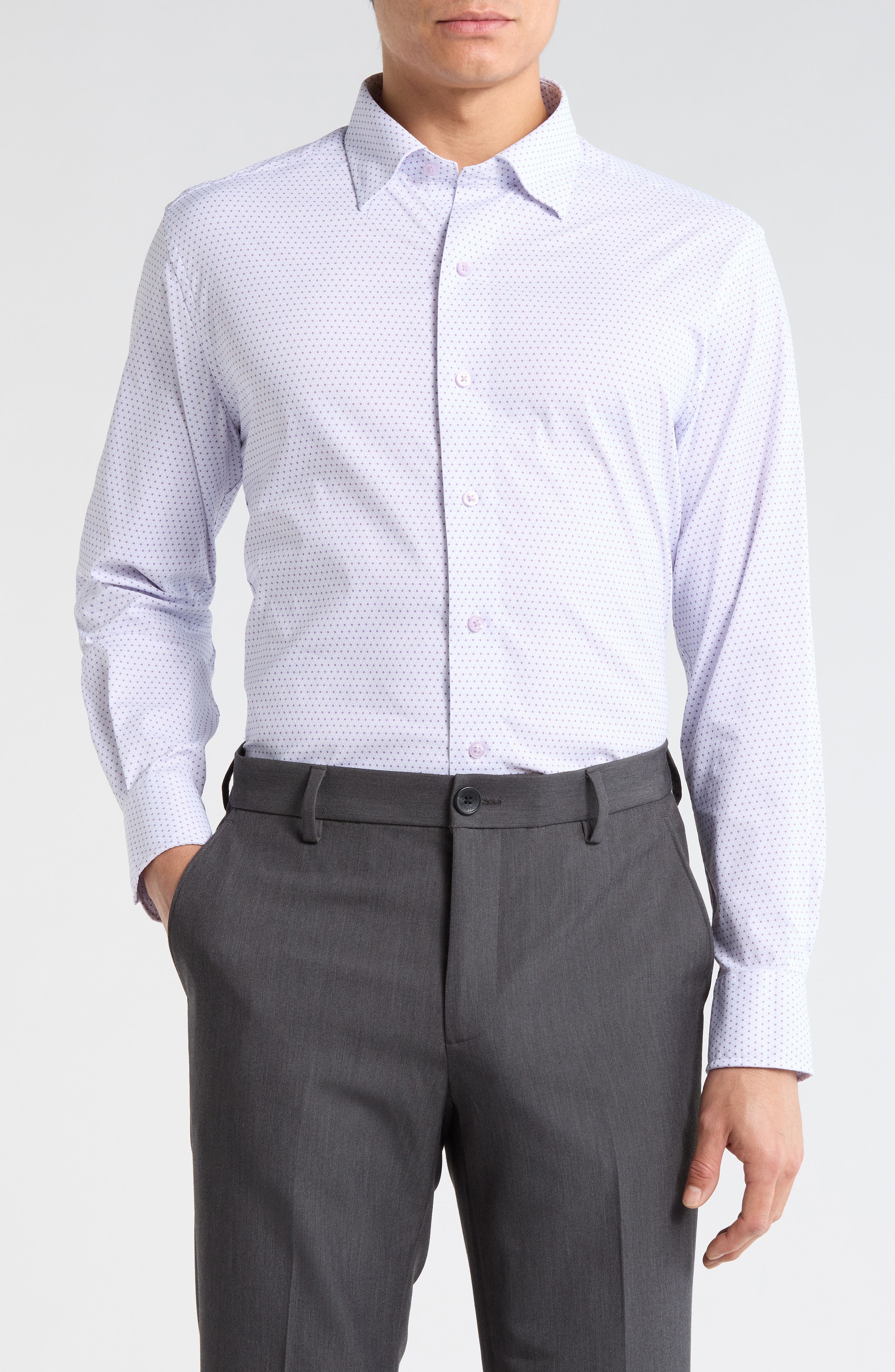 David Donahue Performance Casual Sport Shirt