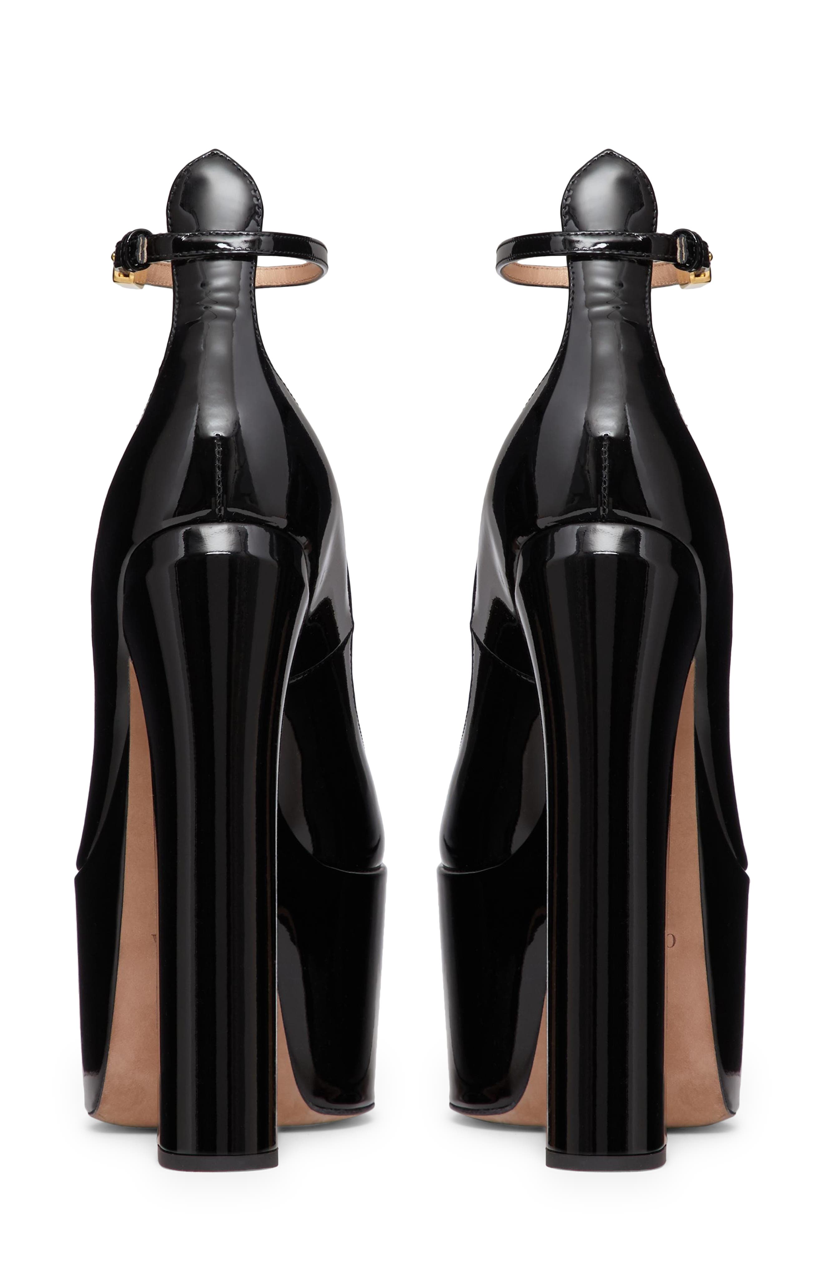 Valentino Garavani Tan-Go Pointed Toe Platform Pump, Alternate, color, 