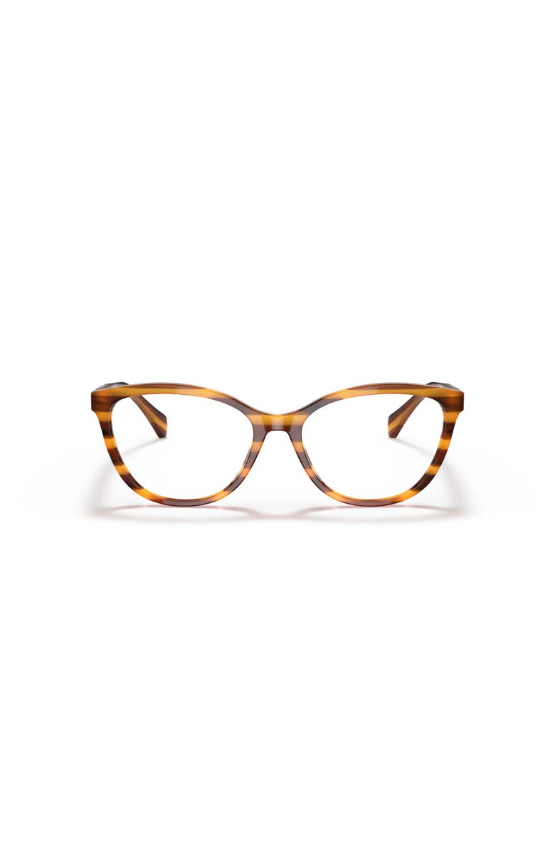 RALPH 52mm Cat Eye optical glasses, Alternate, color, Tortoise