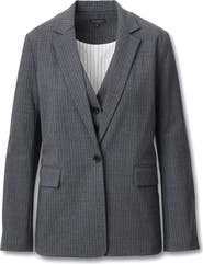 rag & bone Jennifer Wool Blend Pinstripe Blazer & Vest Set
