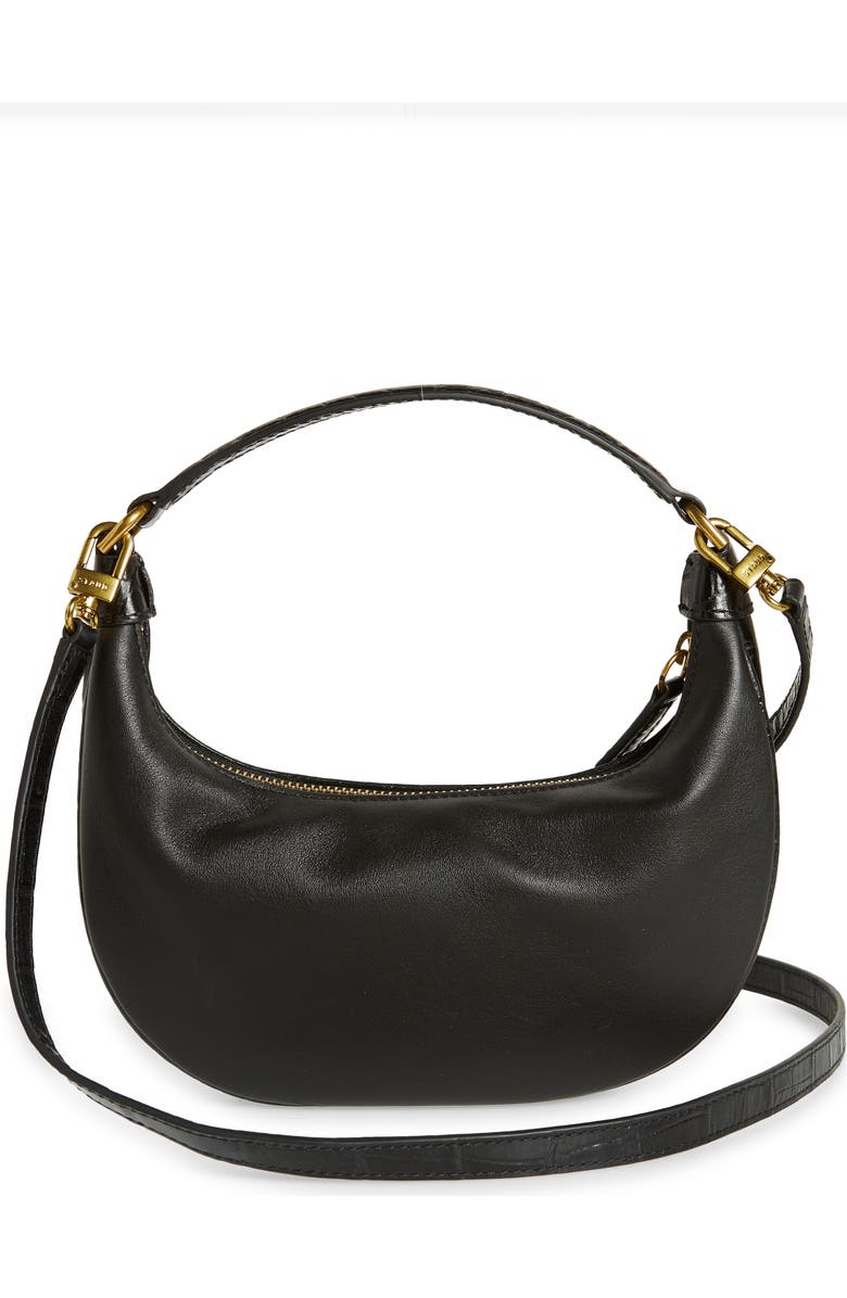 STAUD Mini Sasha Leather Shoulder Bag, Alternate, color,