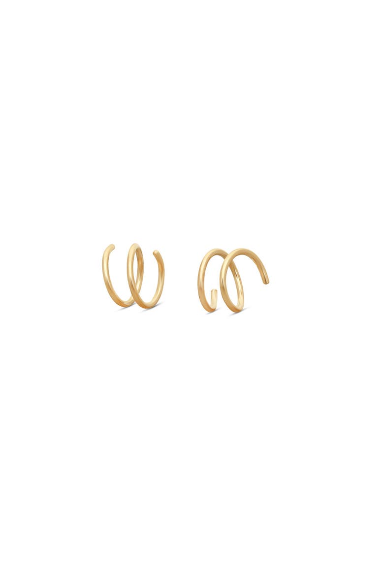Cora Coil Studs GF, Main, color, Gold