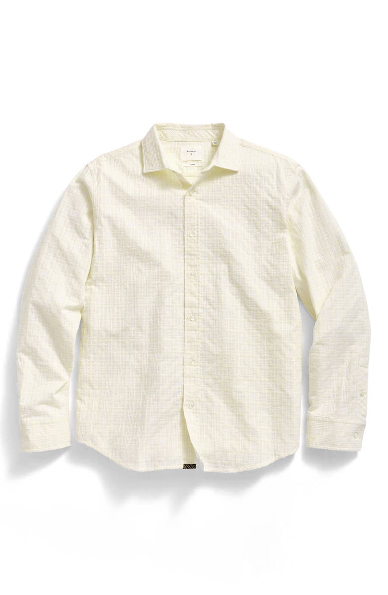 Billy Reid Grid Dobby River Button-Up Shirt, Alternate, color, Tinted White