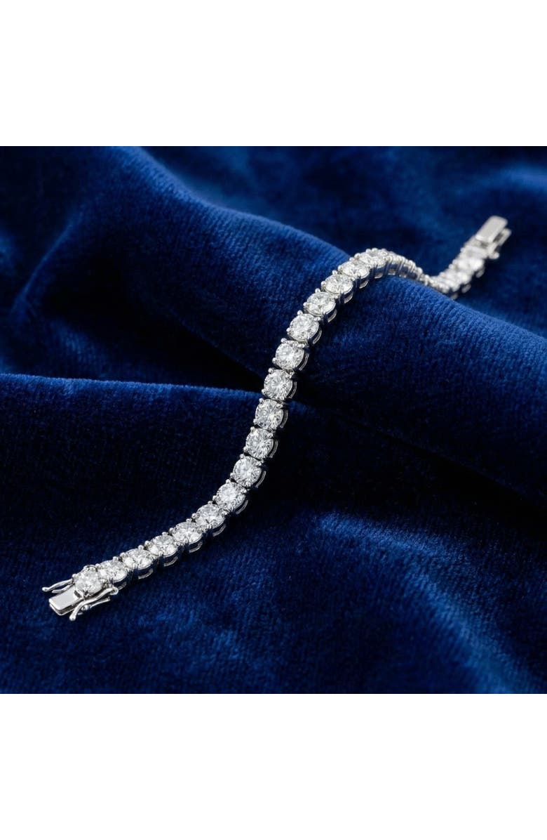 Bliss Diamond 20 Ct Lab Grown Diamond Tennis Bracelet 14k Gold 7", Alternate, color, 14K White Gold