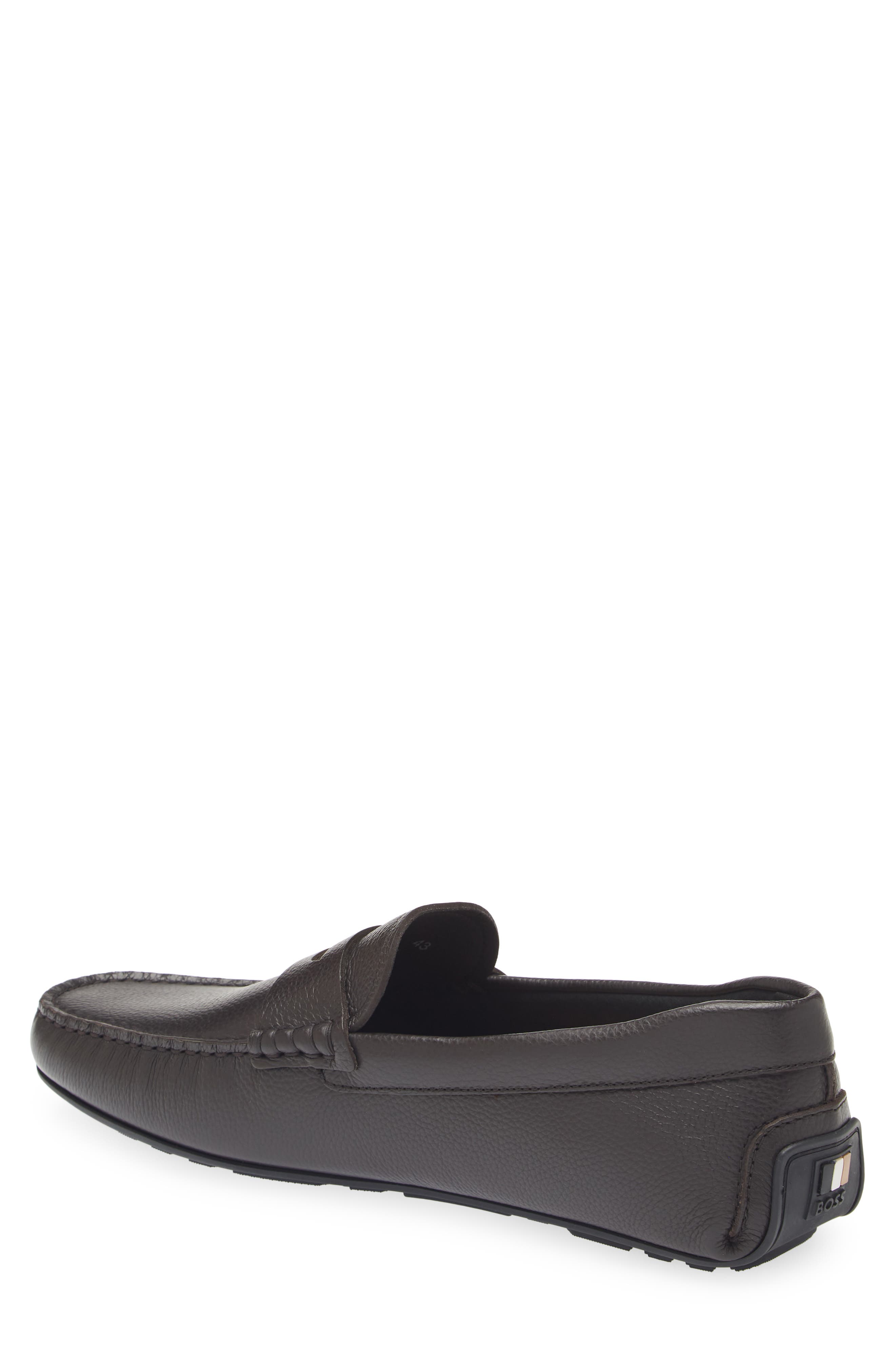 Noel Driving Shoe, Alternate, color, DARK BROWN