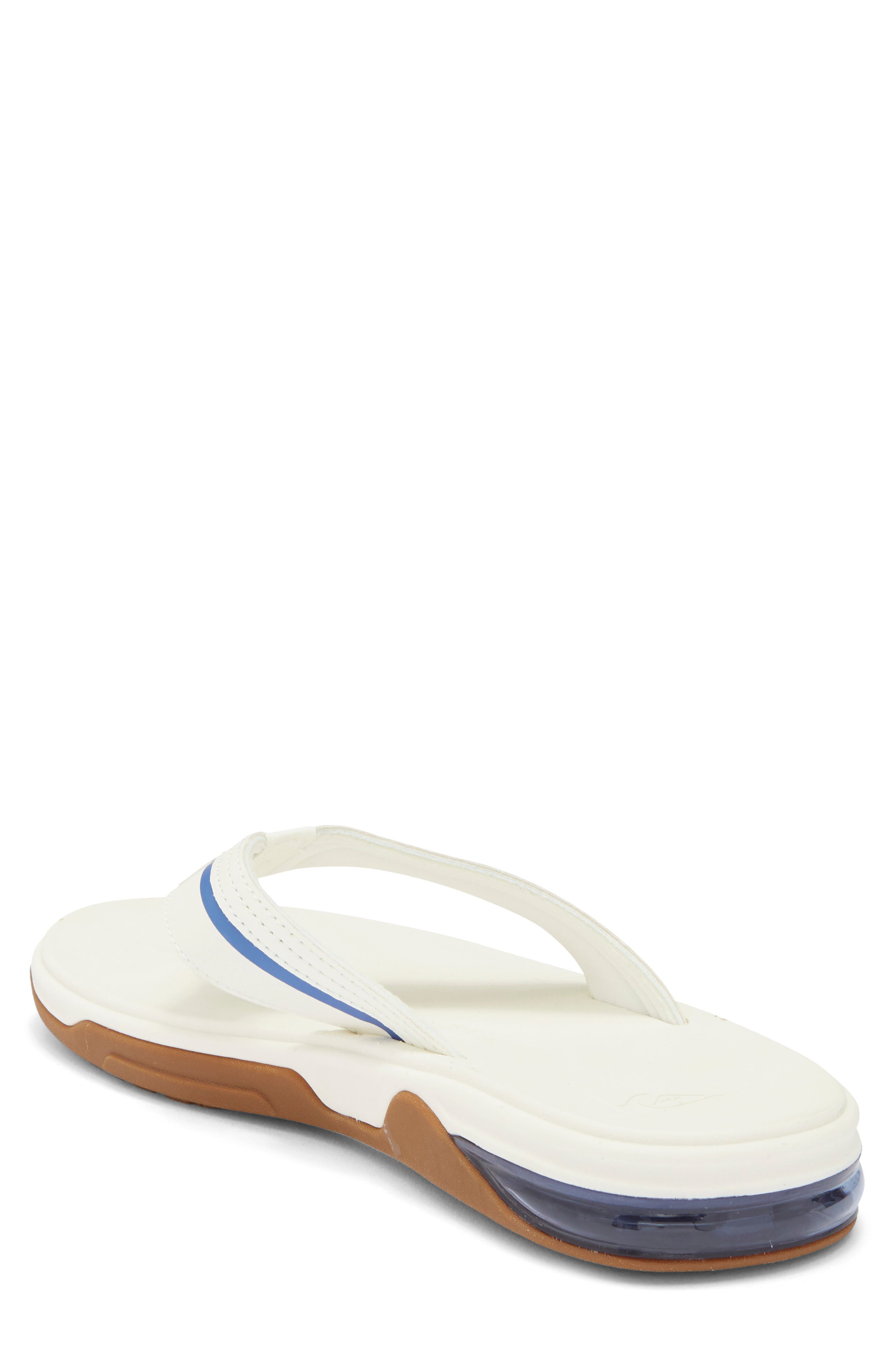 Quiksilver Dylan Deluxe Flip Flop, Alternate, color, Natural/ Med Blue