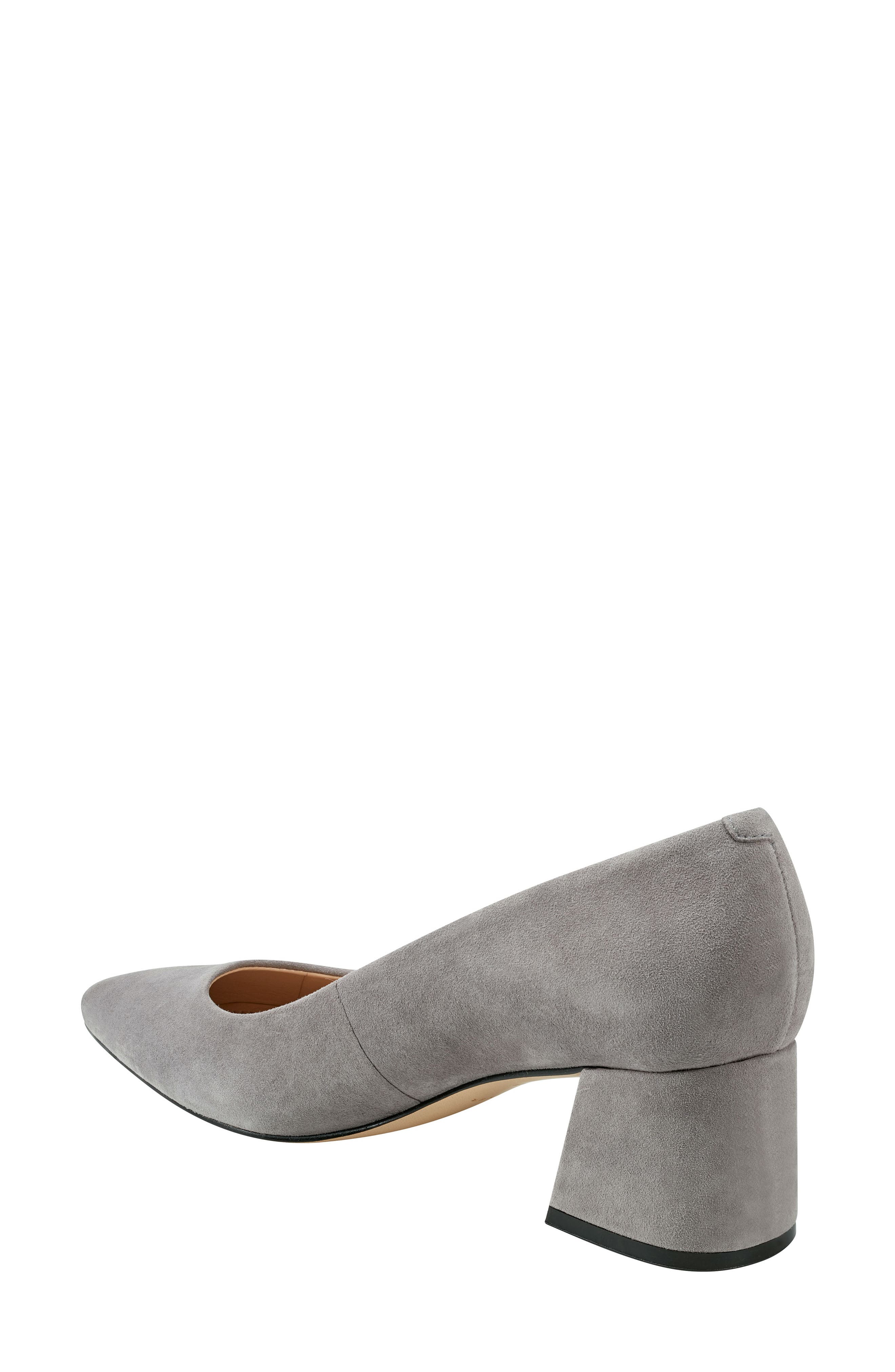 Marc Fisher LTD Lewisa Pointed Toe Pump, Alternate, color, Dark Grey