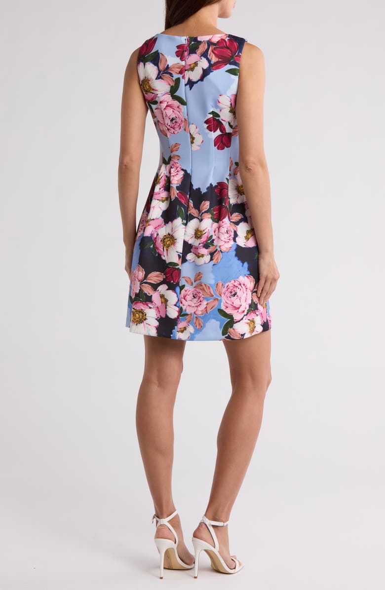 Vince Camuto Fit & Flare Scuba Dress, Alternate, color,