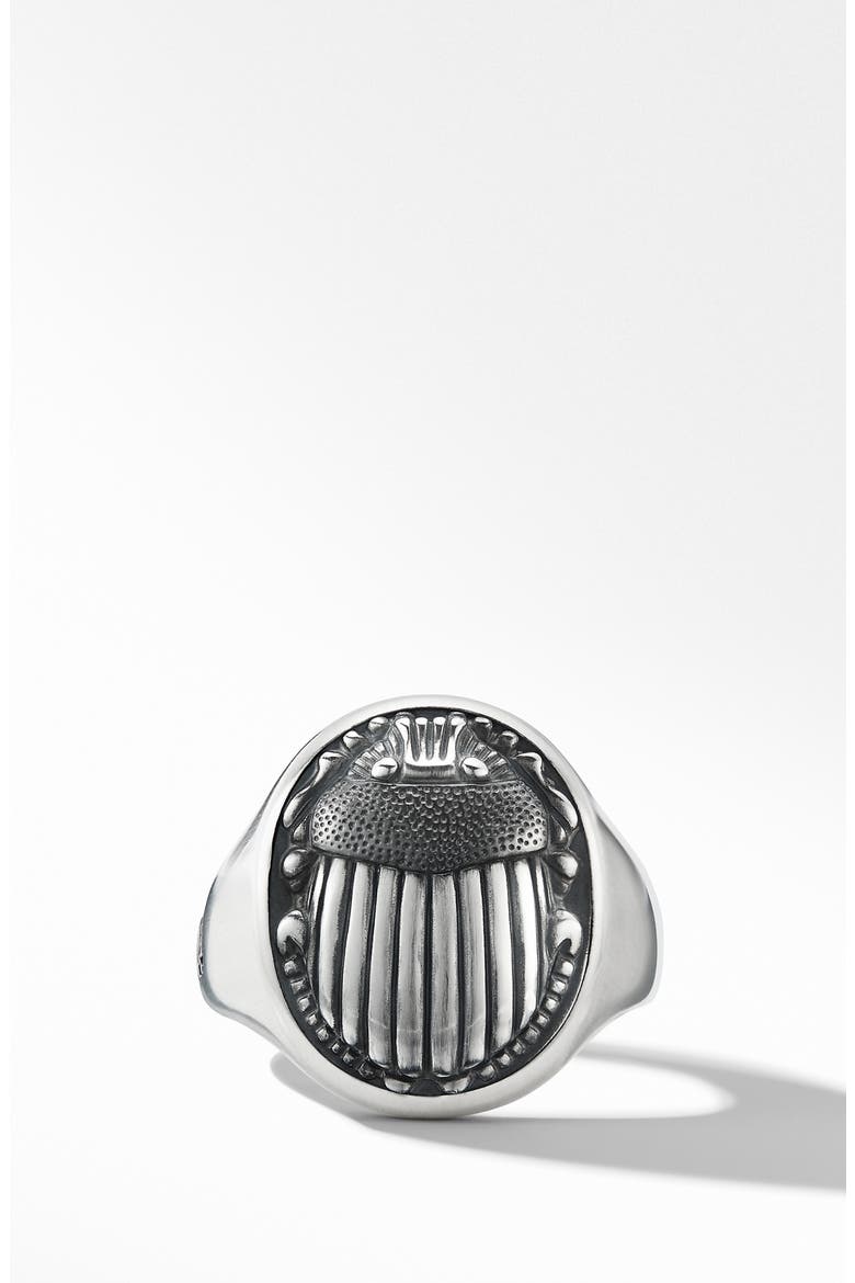 Petrvs® Scarab Signet Ring, Alternate, color, SILVER