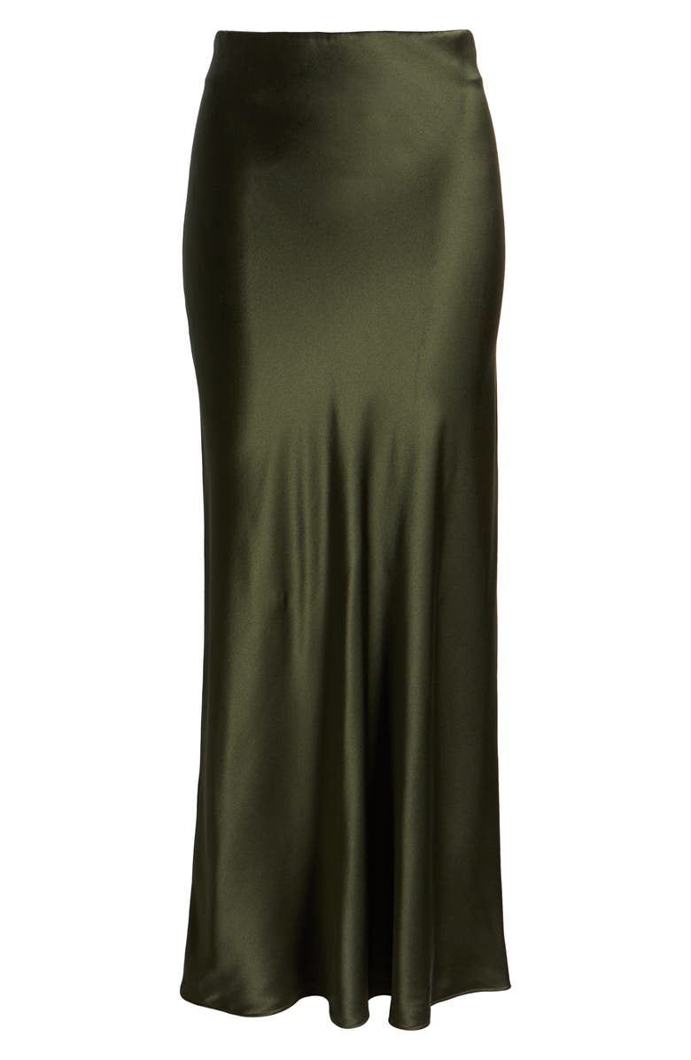 FRAME Silk Column Maxi Skirt, Alternate, color, Surplus