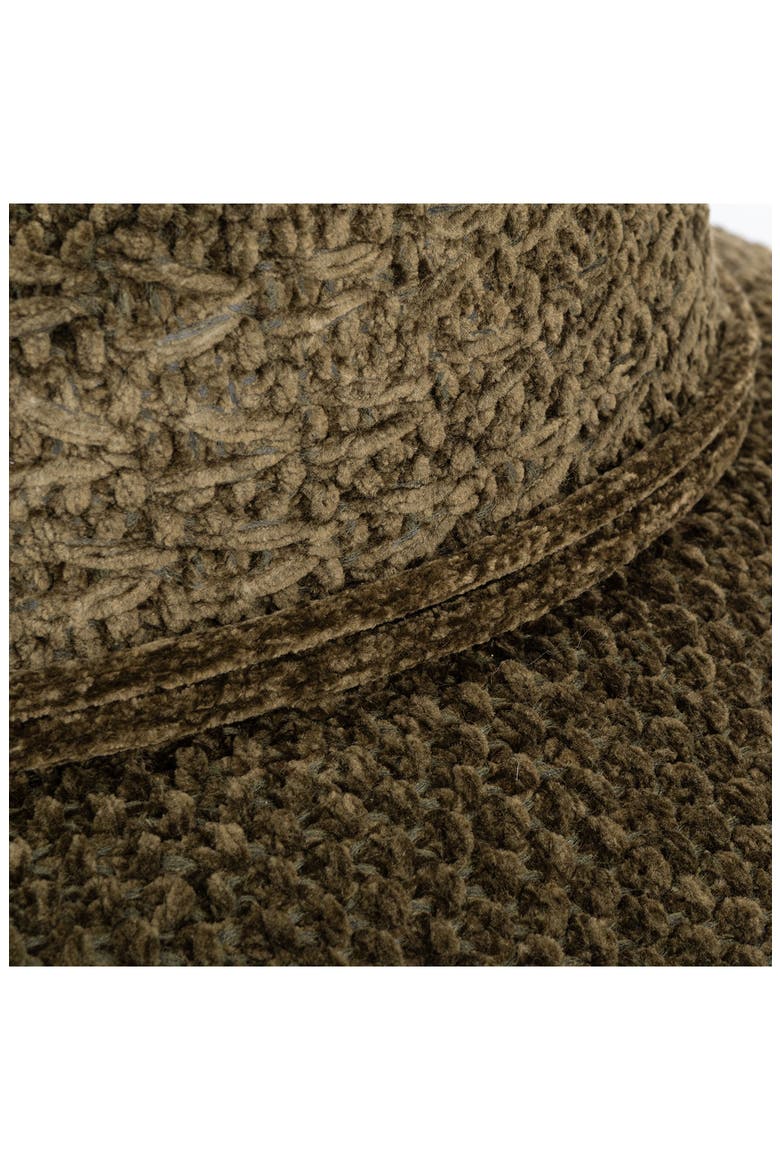 Chenille Knit Hat, Alternate, color, OLIVE