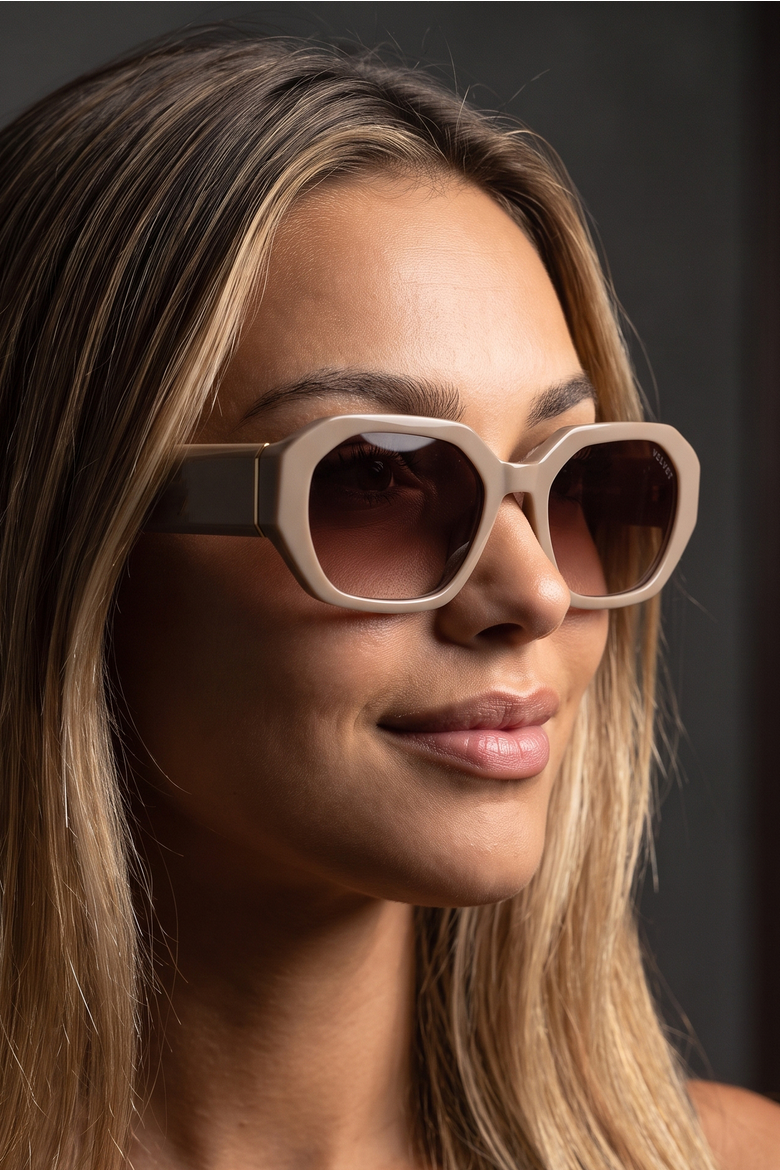 Nina Sunglasses, Alternate, color, Beige