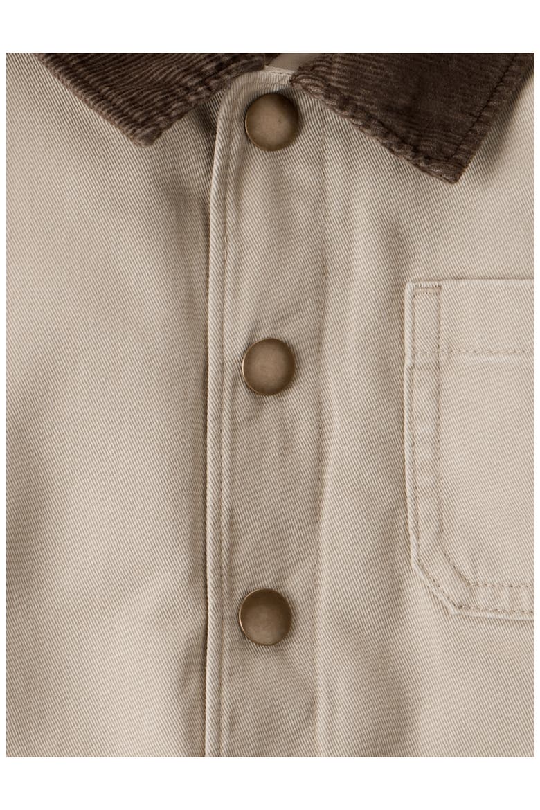 Kids' Organic Cotton Twill Jacket, Alternate, color, LP KHAKI