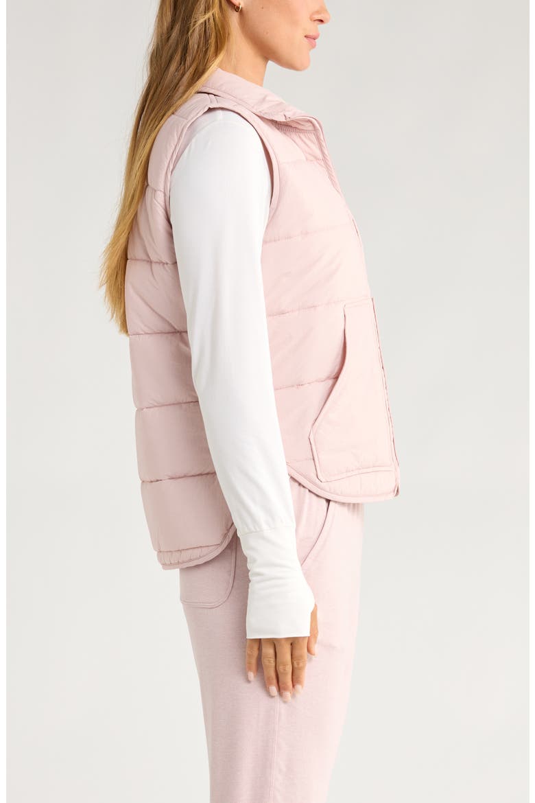 Packable Quilted Vest, Alternate, color, PURPLE LILAC