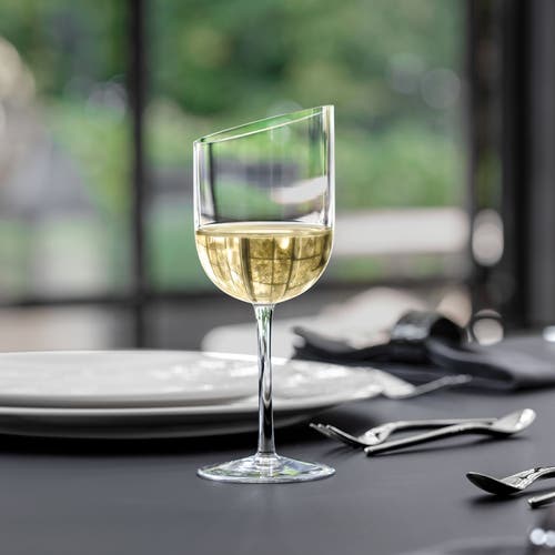 Villeroy & Boch Newmoon White Wine Set Of 4 In Clear